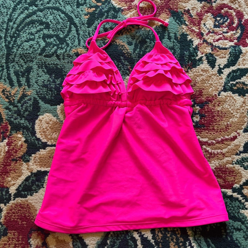 NWOT Juniors OP Halter Swim Tankini Top